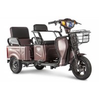 Электротрицикл Rutrike Вагон Коричневый